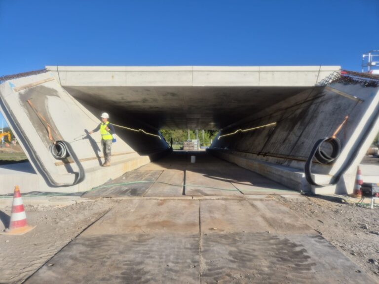 Hydrofugeren van betonnen tunnel
