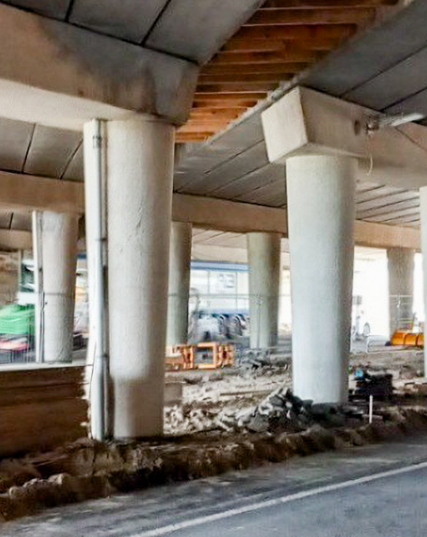 Hydrofoberen en anti-graffiti brug in Apeldoorn