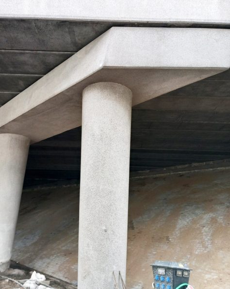 Hydrofuge van betonnen element in Apeldoorn