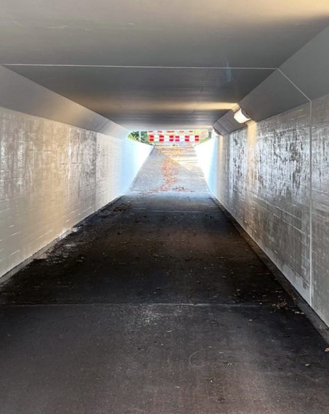 Keim in FIetstunnel Uden